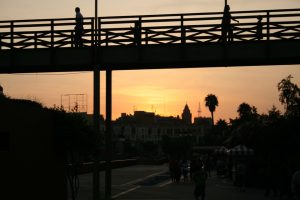 Sonnenuntergang in Lima