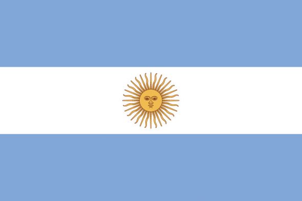Fahne / Flagge Argentiniens